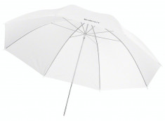 walimex pro Translucent Umbrella alb, 84cm foto