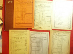 Mapa cu 6 Fise de note si Observatii la Institutul Sfanta Maria1939-1942 Baratia foto