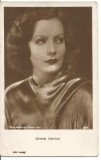 (A) carte postala-ACTORI- Greta Garbo, Necirculata, Printata