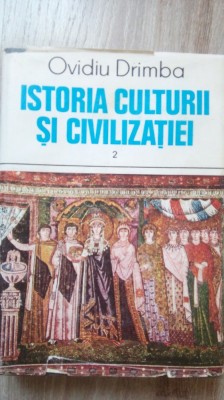ISTORIA CULTURII SI CIVILIZATIEI-OVIDIU DRIMBA foto