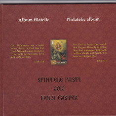 ROMANIA 2012 LP1935 b SFINTELE PASTI ALBUM FILATELIC