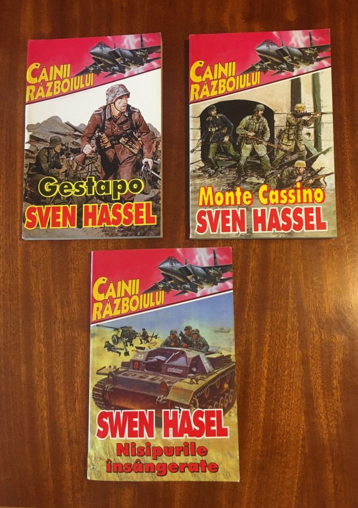 Sven Hassel - Oferta 3 romane Colectia Cainii razboiului (Ed. Z, Ca noi!) |  arhiva Okazii.ro