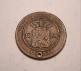 Indiile Olandeze 1 cent 1856, Asia