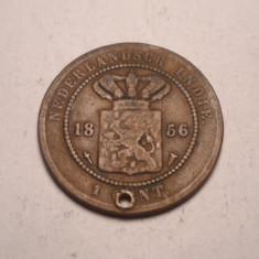 Indiile Olandeze 1 cent 1856