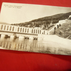 Ilustrata - Bicaz- Uzina Hidrocentralei VI Lenin de la Stejarul circulat 1964
