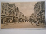 Carte postala, Sibiu, 1900, Strada centrala, Franz Josef, necirculata, Fotografie