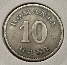 10 Bani 1900 Cu-Ni, Romania XF patinat foto