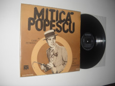 Musical De NICU ALIFANTIS: Mitica Popescu (1985)(vinil, varianta 2, stare NM) foto