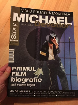 Revista Michael Jackson Biografii Story muzica pop de colectie hobby fara dvd foto