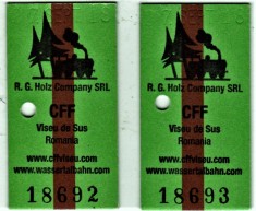 Bilet tren mocanita Viseu de Sus -Valea Vaserului R.G.Holz Company SRL foto