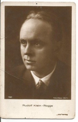 (A) carte postala-ACTORI-Rudolf Klein-Rouge foto