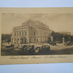Carte postala Bucuresti, Teatrul National, necirculata, 1900