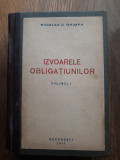 IZVOARELE OBLIGATIUNILOR- NICOLAE D. GHIMPA, 1947, VOL 1