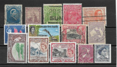 Lot timbre Colonii Britanice foto