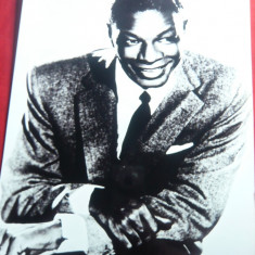 Fotografie Nat King Cole -Cantaret si actor american ,dim.= 25x20cm