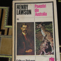 myh 712 - POVESTIRI DIN AUSTRALIA - HENRY LAWSON - EDITATA IN 1986