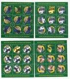 LP 1909d - 2011 - Fauna din rezervatiile naturale bloc de 8+1