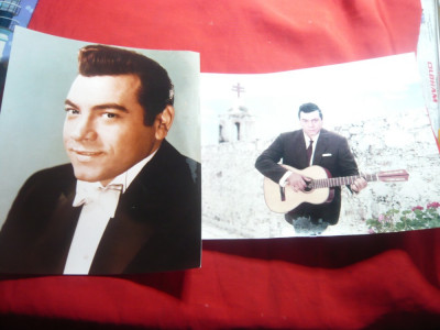 2Fotografii - Mario Lanza- Tenor American de origine Italiana , 25x20cm foto