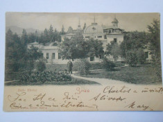 Carte postala Sinaia, Baile Eforiei, clasica, 1900 foto