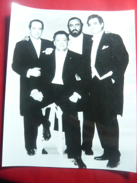 Fotografie- Mari Tenori al Lumii : L.Pavarotti ,H.Carreras ,P.Domingo ,dim.= 25