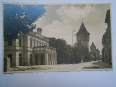 Carte postala Sibiu, Teatrul orasenesc, circulata 1936 foto