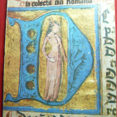 Album -Manuscrise Miniate Franceze in Colectii din Romania -Ed. 1978 Meridiane