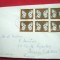 Plic francat cu 6x7 pf. Fluturi RFG circulat 1962