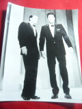 Fotografie Elvis Priestley si Frank Sinatra , dim.= 25x20cm