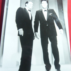 Fotografie Elvis Priestley si Frank Sinatra , dim.= 25x20cm