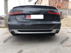 Difuzor tuning sport bara spate Audi A6 4G C7 Sline S-line ABT 2011-2014 v1 foto