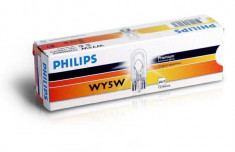 Bec Fara Soclu Wy5w 12V Set 10 Buc Philips 27313 foto