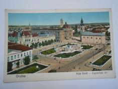 Carte postala Oradea, Piata Unirii, necirculata foto