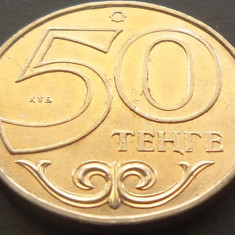Moneda exotica 50 TENGE - KAZAHSTAN, anul 2007 * cod 04