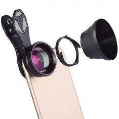 Lentile conversie Apexel APL-70MM 2.5X Telefoto cu parasolar pentru smartphone foto