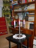 Sfesnic metal inox,trei lumini,lat.18cm.,h25,5cm.