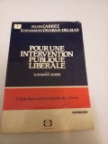 Pour une intervetion publique liberale - Gilles Carez