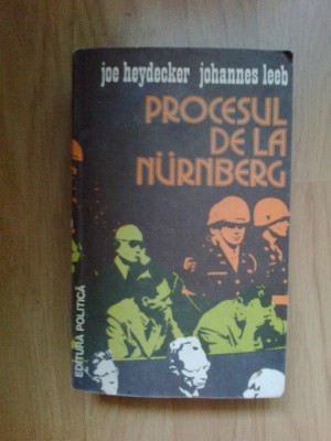 n6 Procesul De La Nurnberg - Joe Heydecker Johannes Leeb foto