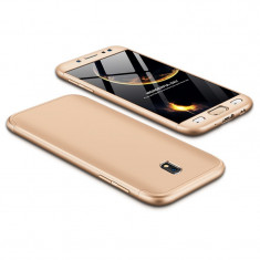 Husa 360 Grade Upzz Protection Samsung Galaxy J5 2017 Gold foto