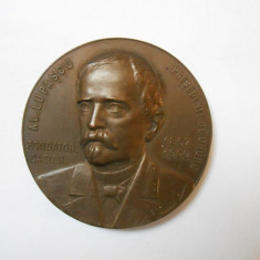Medalie Soc.Transilvania, Al. Lupascu presedinte, perfecta,D 55mm, Fr. Storck
