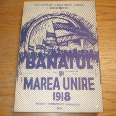 BANATUL SI MAREA UNIRE 1918 - Vasile M. Zaberca (autograf) - 1992, 413 p.