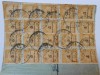 Plic circulat inflatie Germania, 1923, francatura spectaculoasa, 100 miliarde M