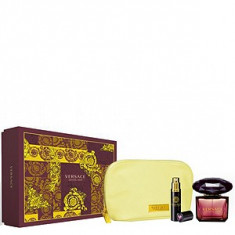 Versace Crystal Noir EDT set 90+10+100 pentru femei foto