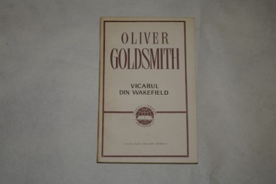 Vicarul din Wakefield - Oliver Goldsmith - 1967 foto