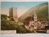 Carte postala Brasov, circulata, francatura maghiara, stare bua, Fotografie