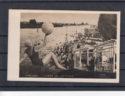 TIMISOARA STRAND VIATA LA STRAND FOTO ARTA CIRCULATA 1933 foto