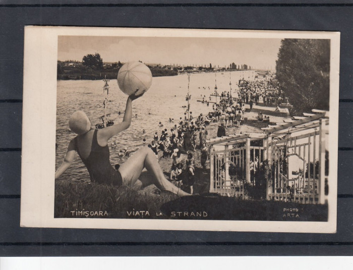 TIMISOARA STRAND VIATA LA STRAND FOTO ARTA CIRCULATA 1933