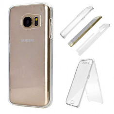 Husa Protectie 360? Fully PC &amp;amp; Glass (TPU + Plastic) Samsung Galaxy S7 foto