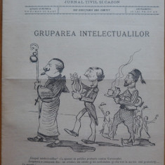 Ziarul Mos Teaca , jurnal tivil si cazon , nr. 223 , an 5 , 1899