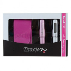 Travalo Pink and Silver 2x 5ml Set 3 Pieces foto