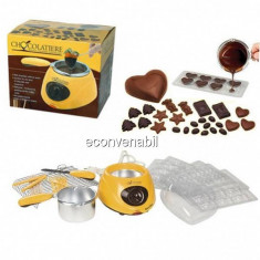 Aparat de topit ciocolata si set fondue 15W Chocolatiere foto